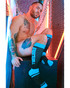 Breedwell Eternity Socks | Aqua Blue 2411-SOCKS | Side View | Mens Long Socks | Topdrawers Apparel for Men
