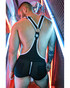 Breedwell Futura Sluterall | Black 2411-BODY | Rear View | Mens Wrestling Singlets | Topdrawers Underwear for Men