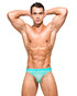 Private Structure Bare Bikini | Cyan Mist BRUT4392 | Front View | Mens Briefs | Topdrawers Underwear for Men