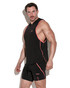 CODE 22 Training Sleeveless Hoody | Black 9936 | Side View | Mens Hoodies | Topdrawers Clothing for Men
