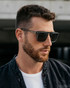 WMP Eyewear Sawyer Nautical Crystal Blue Brown 1078-BLUBRW | Model View | Mens Sunglasses | Topdrawers Apparel for Men
