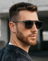 WMP Eyewear Sawyer Nautical Crystal Blue Brown 1078-BLUBRW | Model View | Mens Sunglasses | Topdrawers Apparel for Men