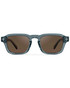 WMP Eyewear Morris Crystal Stone Blue Brown Gradient 1108-BLUBRW | Front View | Mens Sunglasses | Topdrawers Apparel for Men