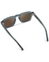WMP Eyewear Morris Crystal Stone Blue Brown Gradient 1108-BLUBRW | Rear View | Mens Sunglasses | Topdrawers Apparel for Men