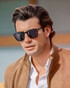 WMP Eyewear Walker Black Triple Black 1121-BLKBLK | Model View | Mens Sunglasses | Topdrawers Apparel for Men
