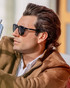 WMP Eyewear Walker Black Triple Black 1121-BLKBLK | Model View | Mens Sunglasses | Topdrawers Apparel for Men