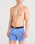 Saxx Ultra Boxer Brief Fly Disc Dogs Sail Blue SXBB30F | Front View | Mens Boxer Briefs | Topdrawers Underwear for Men
