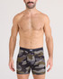 Saxx Vibe Xtra Boxer Brief Dunk Tank Camo Multi SXVX24F | Front View | Mens Boxer Briefs | Topdrawers Underwear for Men