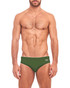 YUASA Swim Brief Douglas Fir YT-103 | Front View | Mens Swim Briefs | Topdrawers Swimwear for Men