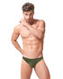 Gregg Homme Wonder Brief | Khaki 96103 | Front View | Mens Briefs | Topdrawers Underwear for Men