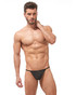 Gregg Homme Torridz Pouch Cockring | Black 87416 | Front View | Mens Pouch Thongs | Topdrawers Underwear for Men