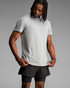 BN3TH Essentials Crew T-Shirt | Heather Grey M3100019 | Front View | Mens T-Shirts | Topdrawers Clothing for Men