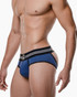 PUMP! Round2 Backless Brief | Blue 12081 | Side View | Mens Jock Briefs | Topdrawers Underwear for Men