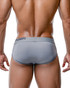 PUMP! Gray Classic Brief 12085 | Rear View | Mens Briefs | Topdrawers Underwear for Men
