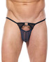 Gregg Homme Kisser String | Navy 220014 | Front View | Mens String Thongs | Topdrawers Underwear for Men