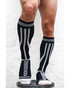 Breedwell Sucker Socks | Black 2504-SOCK | Front View | Mens Long Socks | Topdrawers Apparel for Men