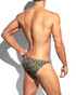 ES Collection Egypt Bikini Brief | Green UN643 | Rear View | Mens Briefs | Topdrawers Underwear for Men