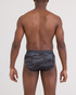 Saxx Multi-Sport Mesh Brief Remote Camo Faded Black 26S75BR | Rear View | Mens Briefs | Topdrawers Underwear for Men