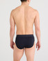 Saxx 2-Pack Vibe Xtra Brief Black Navy SXPP2VB | Rear View | Mens Briefs | Topdrawers Underwear for Men