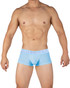 Private Structure MO-Lite Mid Waist Trunk Placid Blue MOUX4103 | Front View | Mens Boxer Briefs | Topdrawers Underwear for Men