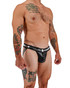 Breedwell Illuminator Stud Jock | Silver 2510-SJOCK | Side View | Mens Jockstraps | Topdrawers Underwear for Men