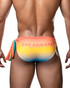 PUMP! Sunset Knotty Swim Brief 13030 | Rear View | Mens Swim Briefs | Topdrawers Swimwear for Men