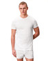 Calvin Klein 3-Pack Cotton Classics Crew Neck T-Shirt White NB4051G-100 | Front View | Mens T-Shirts | Topdrawers Clothing for Men