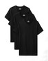 Calvin Klein 3-Pack Cotton Classics Crew Neck T-Shirt Black NB4051G-UB1 | Front View | Mens T-Shirts | Topdrawers Clothing for Men