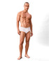 Calvin Klein 3-Pack Cotton Classics Brief White NB3999G-100 | Front View | Mens Briefs | Topdrawers Underwear for Men