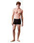 Calvin Klein 3-Pack Ultra Soft Modern Modal Trunk Black Grey Heather Sediment NB4192G-G4V | Front View | Mens Boxer Briefs | Topdrawers Underwear for Men