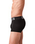 Calvin Klein 3-Pack Intense Power Microfiber Low Rise Trunk Black Grey Sky White NB3611G-549 | Side View | Mens Boxer Briefs | Topdrawers Underwear for Men