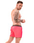 Barcode Berlin Barcode Pride Short Neon Pink 91744 | Side View | Mens Athletic Shorts | Topdrawers Clothing for Men