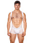Barcode Berlin Sanke Singlet White 92191 | Front View | Mens Wrestling Singlets | Topdrawers Underwear for Men