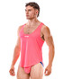 Barcode Berlin Siler Tank Top Pink 92305 | Side View | Mens Tank Tops | Topdrawers Clothing for Men