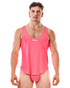 Barcode Berlin Siler Tank Top Pink 92305 | Front View | Mens Tank Tops | Topdrawers Clothing for Men