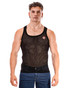Barcode Berlin Smagul Tank Top Black 92492 | Front View | Mens Casual Tops | Topdrawers Clothing for Men