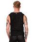 Barcode Berlin Kevin Sexy V-Neck Black White 92462 | Rear View | Mens Casual Tops | Topdrawers Clothing for Men