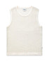Kuwalla Tee Knit Tank | White - Front View | Mens Casual Tops | Topdrawers Clothing for Men