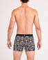 Saxx Smooth Luxe Boxer Brief Tropic Royale Black 26S15BB | Rear View | Mens Boxer Briefs | Topdrawers Underwear for Men