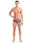 Arena Texture Low Waist Swim Short Black Multi 010731 | Front View | Mens Swim Boxers | Topdrawers Swimwear for Men
