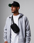 Fabletics The Belt Bag | Black FLAC-MA0032 | Front View | Mens Bags | Topdrawers Apparel for Men