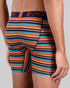 2UNDR Swing Shift Boxer Brief Beach Stripe 2U26BB | Rear View | Mens Boxer Briefs | Topdrawers Underwear for Men