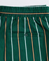Champlain Day Shorts Striped Green CHP-012-SS26002-02 | Front View | Mens Shorts | Topdrawers Clothing for Men