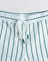 Champlain Day Shorts Striped White Green CHP-012-SS26010-04 | Front View | Mens Shorts | Topdrawers Clothing for Men