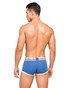 Private Structure Classic Mid Waist Trunk | Glaucus Blue SCUS4530 | Rear View | Mens Boxer Briefs | Topdrawers Underwear for Men
