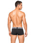 Private Structure Pride Mid Waist Trunk | Phantom Black EPUT4386 | Rear View | Mens Boxer Briefs | Topdrawers Underwear for Men