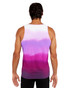 ST33LE Stretch Mesh Tank Fuchsia Gradient ST-11138 | Rear View | Mens Tank Tops | Topdrawers Clothing for Men