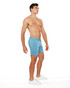 ST33LE Stretch Knit Jeans Shorts Oasis Teal ST-1932 | Side View | Mens Shorts | Topdrawers Clothing for Men