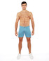 ST33LE Stretch Knit Jeans Shorts Oasis Teal ST-1932 | Front View | Mens Shorts | Topdrawers Clothing for Men