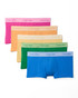 Calvin Klein 5-Pack Icon Cotton Stretch Low Rise Trunk Pride NB4550-4WI | Front View | Mens Boxer Briefs | Topdrawers Underwear for Men